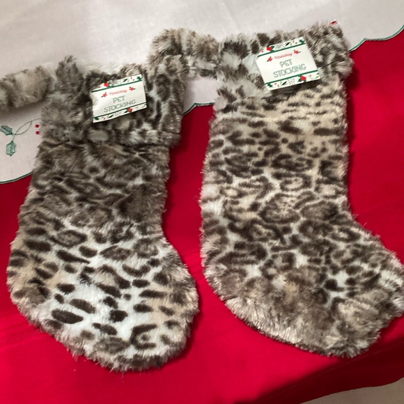Holiday pet stocking set of 2 - Picture 1 of 3